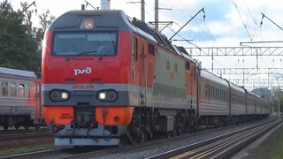 Электровоз ЭП2К-246 с пассажирским поездом №94 “Москва - Пенза“