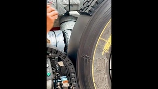 I could watch the process of re-treading tires all day