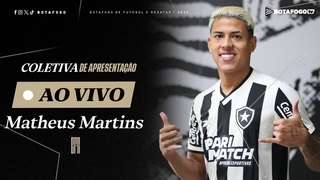 AO VIVO | Coletiva de Apresentação | Matheus Martins