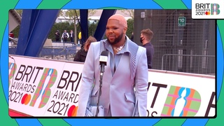 All the looks from the Red Carpet with AJ Odudu | The BRIT Awards 2021