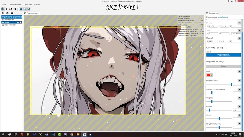 Overlord, Anime, Shalltear Bloodfallen, Wallpaper Engine, ЖИВОЙ РАБОЧИЙ