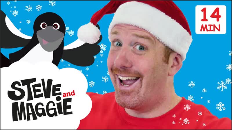 Opening Presents and Christmas Surprise with Steve and Maggie, Toys for Kids from Wow English