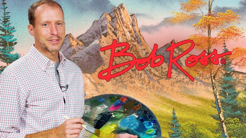 Paint Like Bob Ross, Western Peaks, Keeping The Bob Ross Dream