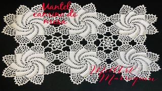 Mantel Especial con Crculos a Crochet (cc)