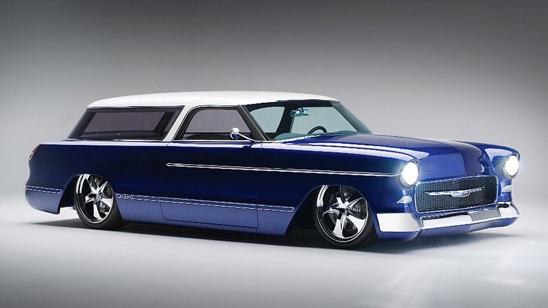 1955 Chevrolet Bel Air Nomad 496 Big Block 475 HP Custom Build
