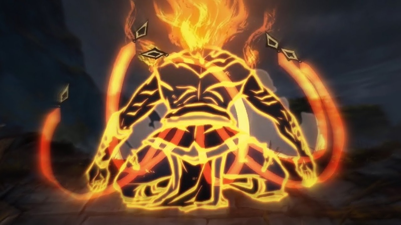 Night Lovell Alone XUAN VS PEACOCK DEMON AMV : ( Fog Hill of the Five