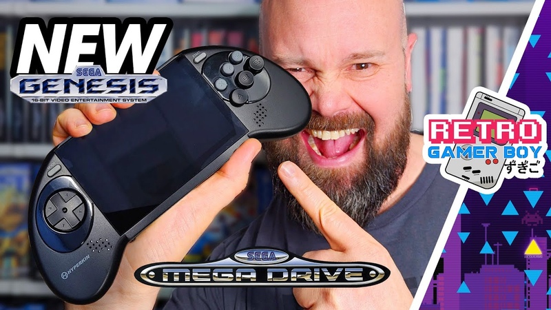New Sega Genesis Mega Drive Handheld Hyperkin Mega