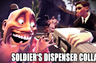 Soldier acquires a briefcase (Soldier's Dispenser Collab Entry)