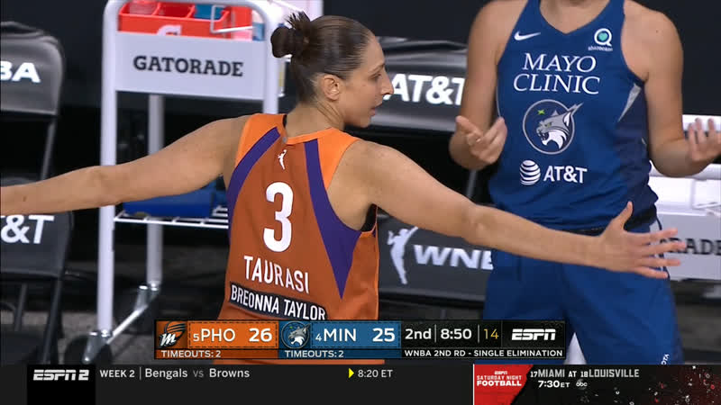 Запись игры, Phoenix Mercury vs Minnesota Lynx, WNBA