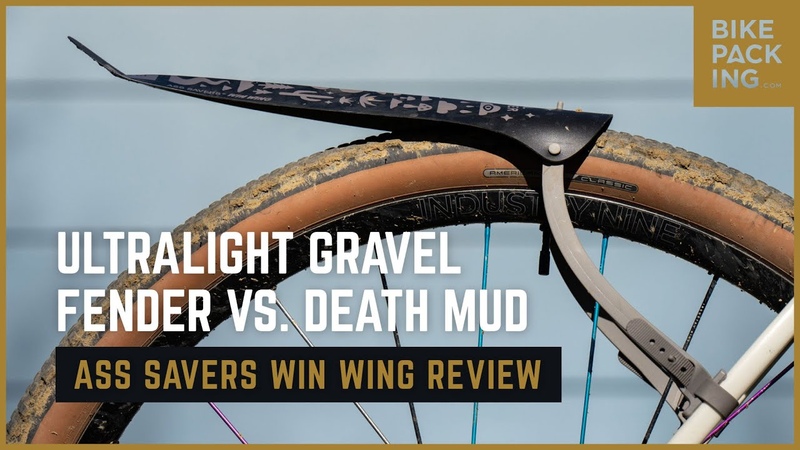 Ultralight Gravel Fender Vs. Death Mud: Ass Savers Win Wing