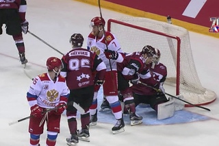 Сборная Латвии - Олимпийская сборная России - 0:5