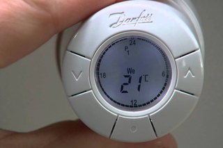 Установка термостата Danfoss living eco