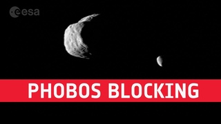 Phobos blocking its sibling Deimos
