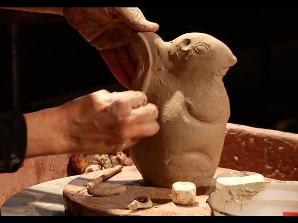 The Potters Art: The Making of a Moravian Squirrel Bottle by Michelle