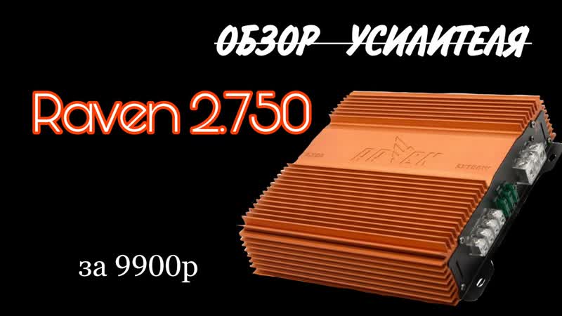 Двух канальник всего за 9900 рублей DL Audio Raven 2.