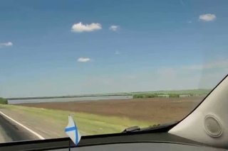 Дорога в Курск летом.