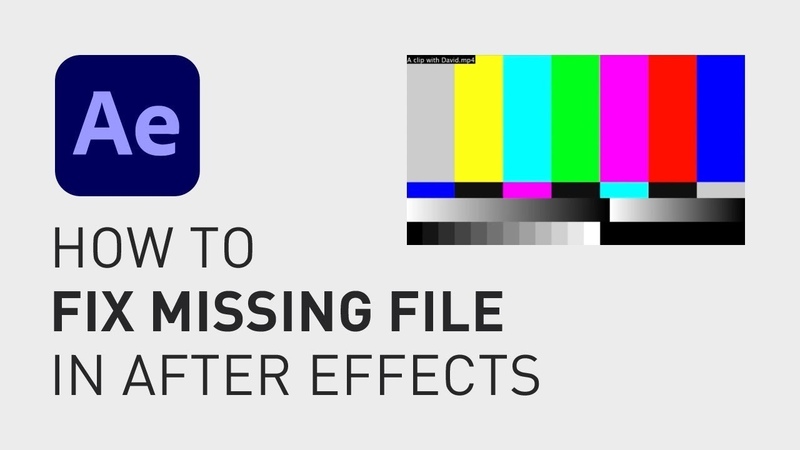 How to fix missing file in After