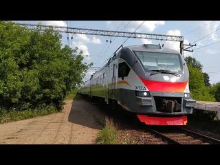 Электропоезд ЭП2Д-0116 ЦППК платформа Орудьево