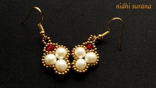 🤗 cute earrings 🤗 Pearl Earrings (0145)
