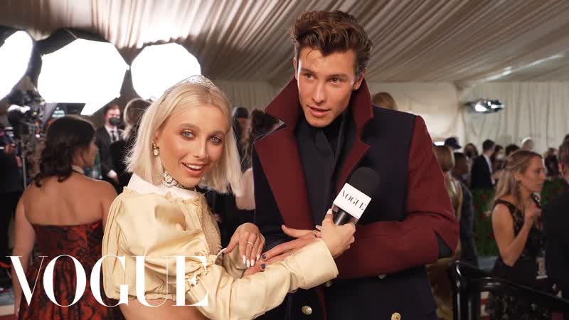 Shawn Mendes on His Upcycled Met Gala Outfit, Met Gala 2022 With Emma Chamberlain,