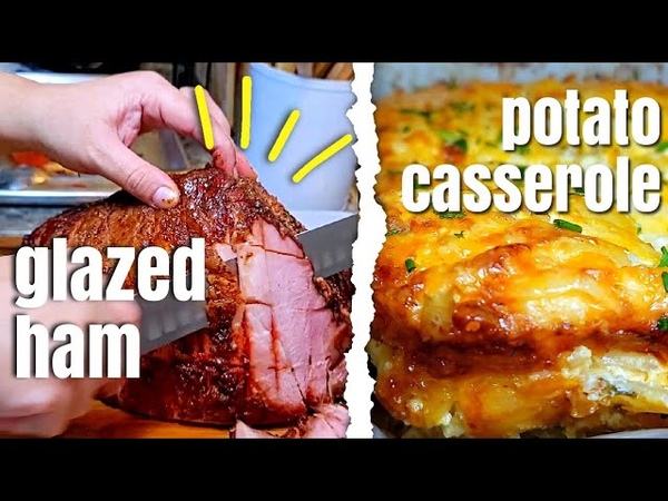 My favorite GLAZED HAM Potato Casserole Dinner