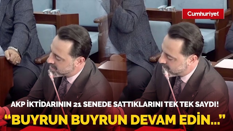 Böyle pişkinlik görülmedi: CHPli üye 21 yılda satılanları tek tek saydı AKPlilerin yanıtı şoke