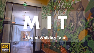 Massachusetts Institute of Technology (MIT) - Indoor Virtual Walking Tour 4k 60fps