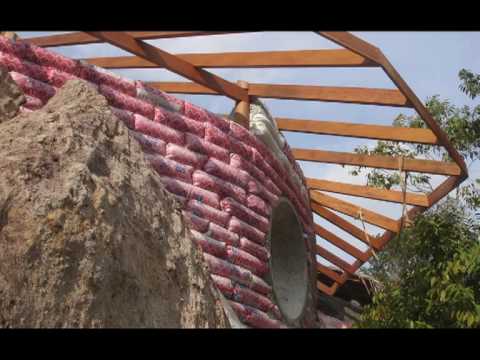 Earthbag Building Freeform Earthbags Between Boulders,