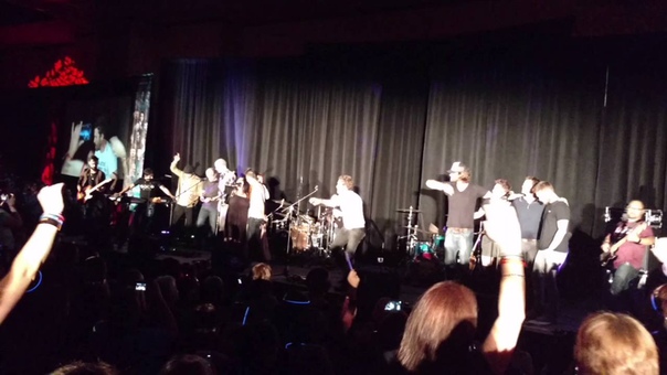 Louden Swain Purple Rain live with Supernatural Cast 6 11
