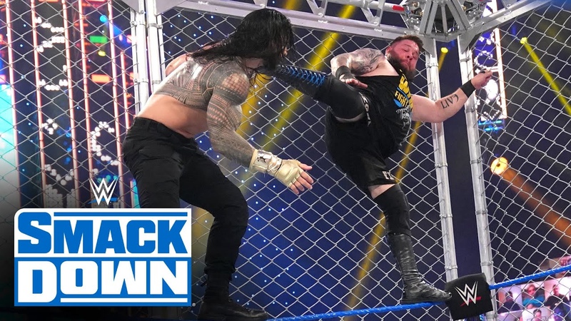 Roman Reigns vs. Kevin Owens Universal Title Steel Cage Match: Smack Down, Dec. 25,