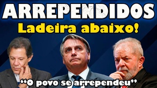 Ladeira Abaixo! Povo se arrepende e Brasil ja tem rombo BILIONRIO