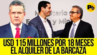 Dr. Augusto Tandazo (USD 115 millones por 18 meses el alquiler de la barcaza)