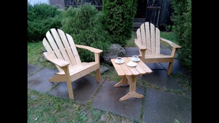 Садовый гарнитур своими руками/Adirondack garden set