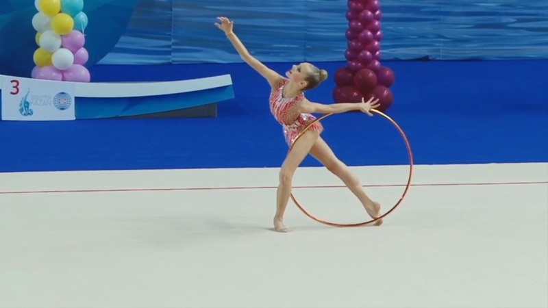 Polina Shmatko Hoop Young Gymnasts 2015