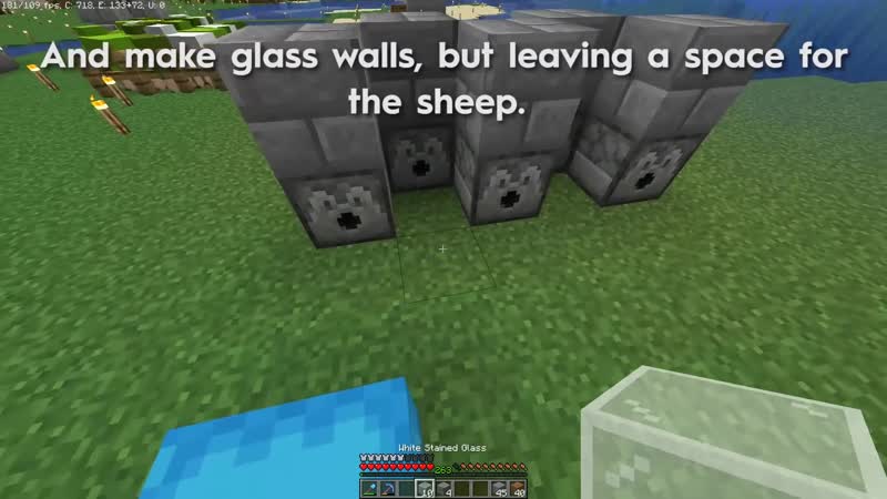 Minecraft Sheep Farm Easiest 500 Wool Per