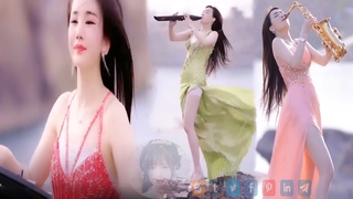 经典动听悦耳 - 此曲震惊天下多情的《爱你在心口难开》让多情的人都能张开口表白。#中国音乐 #中国乐器 #音乐 #纯音乐
