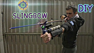 SLINGBOW DIY... Recycling a tennis racket