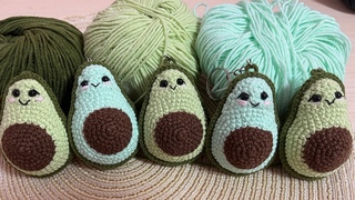 Міні Авокадо гачком для початківців і не тільки 🥰 how to crochet an avocado