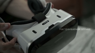 Очки виртуальной реальности Rombica VR XPro. Широкое поле зрения и встроенные Bluetooth-наушники.