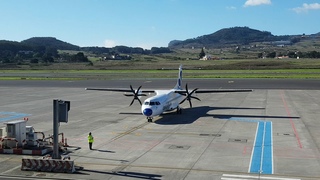 Self Pushback ATR 72-500 at TFN