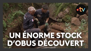 Un immense stock d'obus de la Premire Guerre mondiale dcouvert