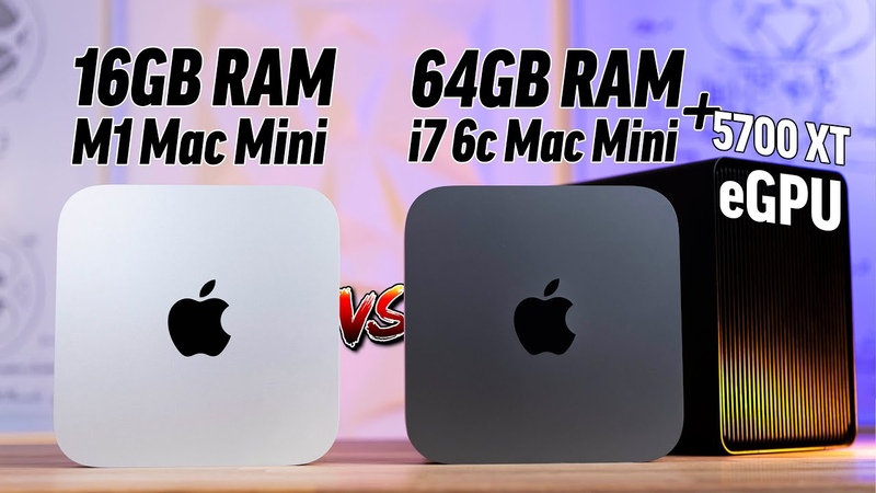 M1 Mac Mini vs Intel i7 Mac Mini + e GPU for Pro