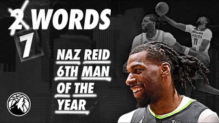 Naz Reid 6th Man of the Year Press Conference