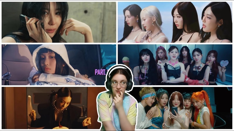 Реакция на LEE CHAE YEON, aespa, New Jeans, STAYC, TAEYEON, ( G) I DLE,