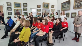 Выставка произведений старейшего художника Сибири открылась в Бийске (г.Бийское телевидение)