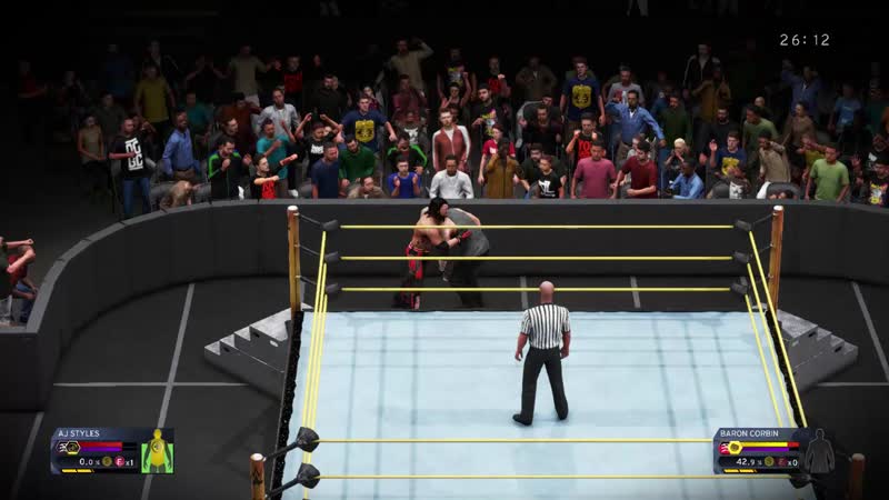 Aj Styles VS Baron Corbin ( UWF UNFORGIVEN House