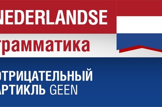 Грамматика голландского языка. Отрицательный артикль geen. Елена Шипилова.