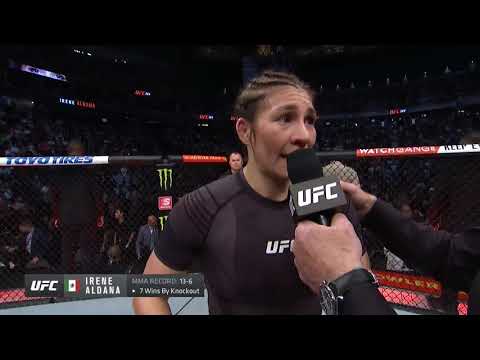 UFC 264: Irene Aldana Octagon