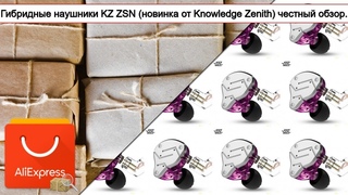 Гибридные наушники KZ ZSN (новинка от Knowledge Zenith) честный обзор. | #Обзор