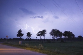 Gewitter und Blitzeinschlag